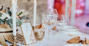 mariage decoration table